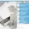 A2Z Scilab Stainless Steel Medical Instrument Box Organizer Perforated Storage Tray w/ Lid - 6.75Lx3Wx1.25H A2Z-ZR-BOX7315-FN - alternate 4